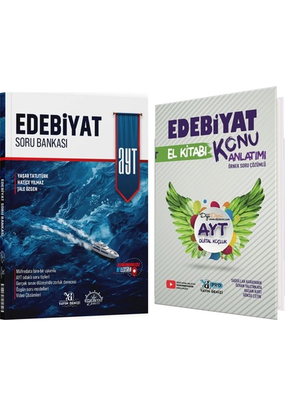 Edebiyat Denizi Ayt Edebiyat Soru Bankası Ve Yayın Denizi Pro Konu Seti 2 Kitap