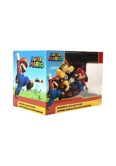 Nintendo Mario Ve Bowser Lava Savaşı Figür Lisanslı 18cm