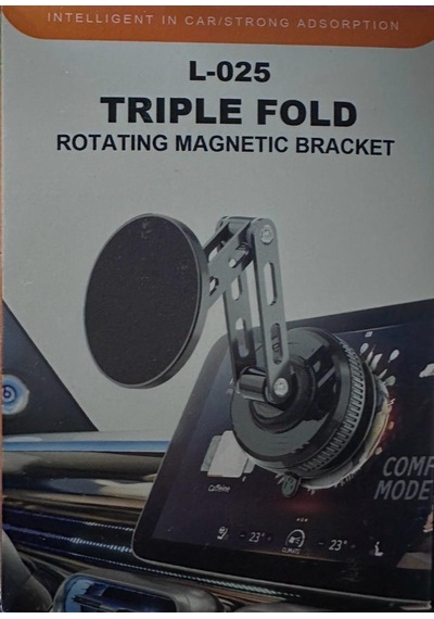 Trıple Fold L-025 360 Derece Dönebilen Vakumlu Ayarlanabilir Araç Içi Magsafe Telefon Tutucu Tutucu