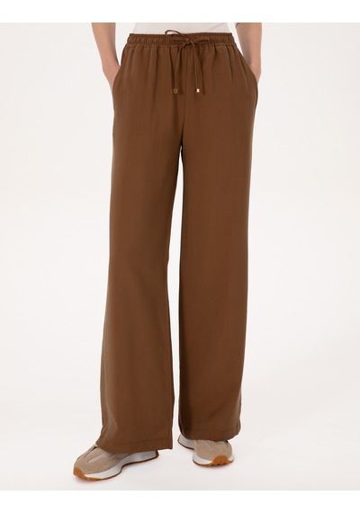 Pierre Cardin Kadın Kahverengi Pantolon Kanvas-chino 50318198-vr029