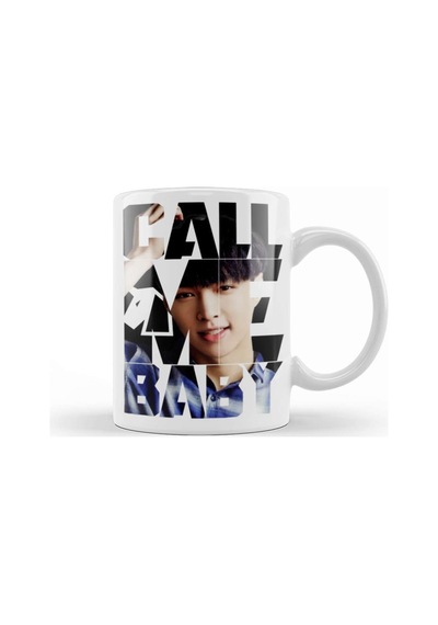 Exo Lay Call Me Baby Typography Kupa Bardak Porselen Karışık
