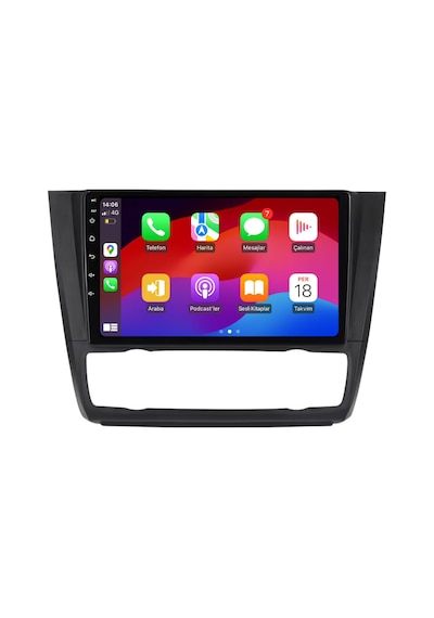 Bmw E87 - Araç Multimedya Ekran - 2gb 32gb - Dijital - Black - 2007 - 2011 - 9 Inch - Myway - Red