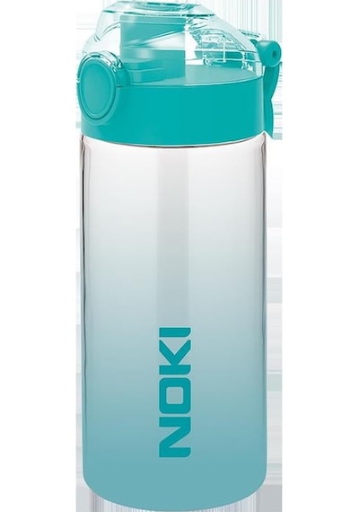 Noki Su Matarası Tritan Auto Kapak 550 Ml 12'li Stand Çok Renkli