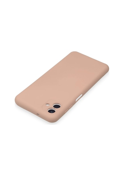 Ilkeshop Newface Samsung Galaxy Uyumlu A04 Kılıf Nano İçi Kadife Silikon - Pudra