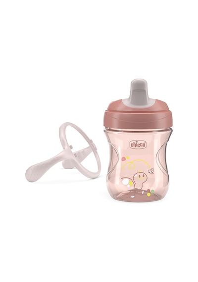 Yarı Yumuşak Uçlu Alıştırma Bardağı 6+ Ay 200 Ml Kız 5 Adet Çok Renkli