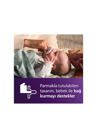 Soothie Emzik, Ortadontik, %100 Silikon, 0-3 Ay, Kız, Scf191/20
