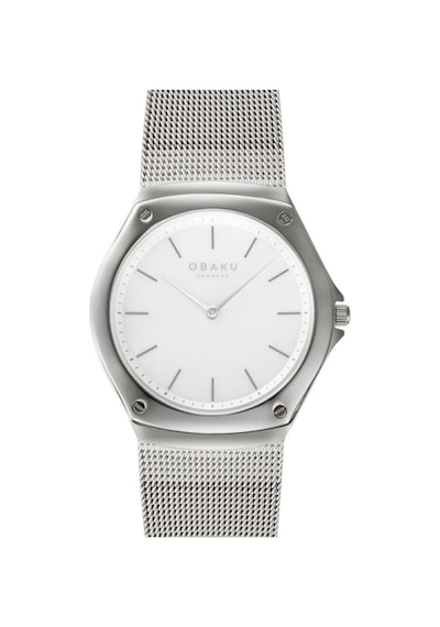 Obaku Denmark V316lxcwmc Quartz Hasır Kordon Gri Safir Cam 33 Mm Kadın Kol Saati Gri