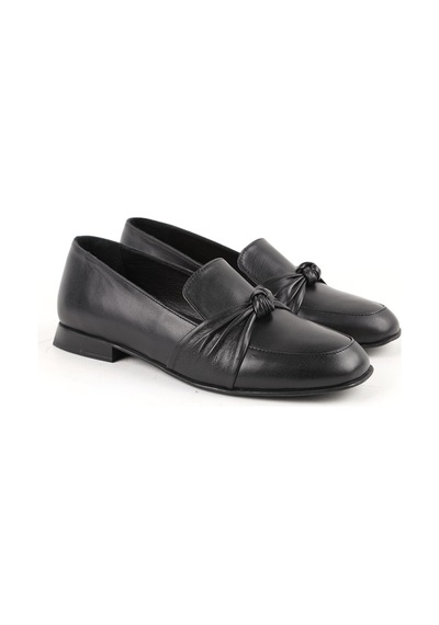 Libero Kadın Loafer Ayakkabı Siyah Hakiki Deri Düğüm Fiyonk Detaylı Düz Topuk Günlük Ofis Kauçuk Taban L031.26103923 Libero Kadın Loafer Ayakkabı Siyah Hakiki Deri Düğüm Fiyonk Detaylı Düz Topuk Günlük Ofis Kauçuk Taban L031.26103923