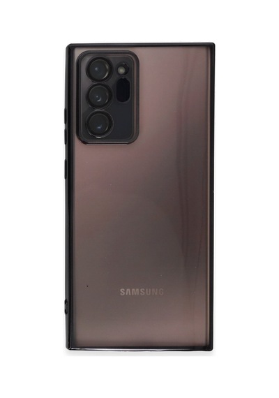 Samsung Galaxy Uyumlu , Note 20 Ultra Kılıf Razer Lensli Silikon - Siyah