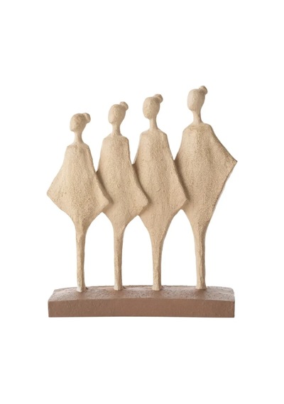 Harmony Women 4 Lü Soyut Kadın Figürlü Dekoratif Biblo 24 8 30 Cm
