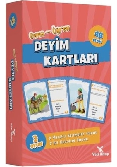 Oyna-Öğren Deyim Kartları- Yeti Kitap