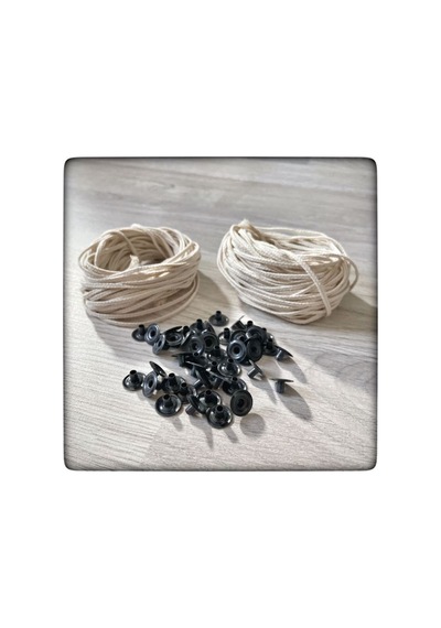 Mum Fitili 10 Metre Pamuk Mum Fitili + Çıtçıt Stand Hediyeli Beyaz