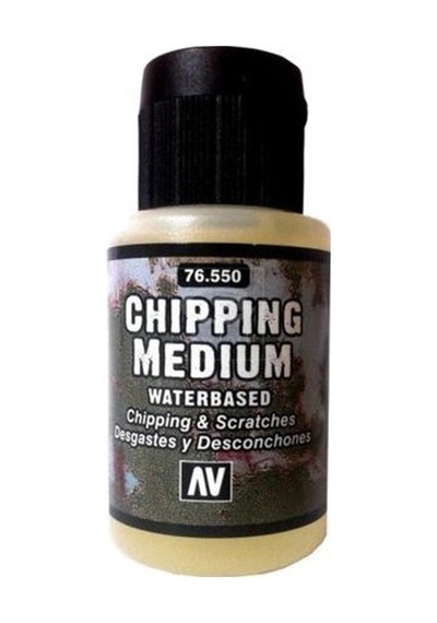 35 Ml. Chipping Medium Pul Pul Dökülme Çizik Oluşturucu , Vallejo 76550 Standart