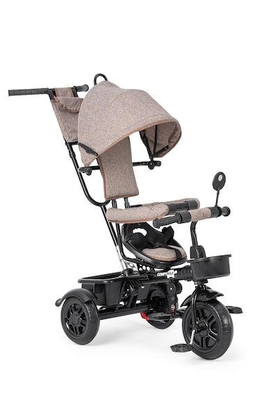Comfymax Roadstar Ebeveyn Kontrollü Bebek Çocuk Bisikleti - Brown Kahverengi