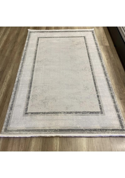 Hoom Rugs Grandy 4691 Antrasit Modern Halı Antrasit Beyaz