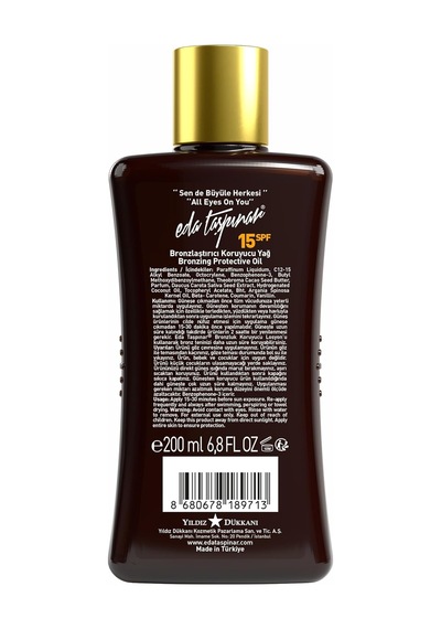 Bronzlaştırıcı Koruyucu Yağ Spf 15 200 Ml/6.8 Fl Oz