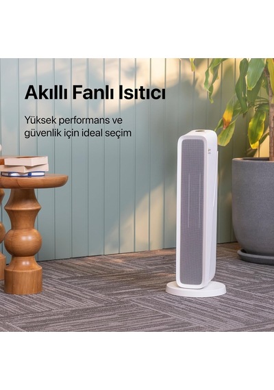 Tr Fanlı Isıtıcı 2000w Akıllı Isıtıcı Wi-fi Mobil Kontrollü Kule Tipi Ptc Seramik Çocuk Kilidi Ve Devrilme Ko