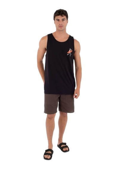 Hurley Hurley Tank Printing Press Flamengue Erkek Siyah Tank Top 001