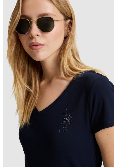 U.S. Polo Assn. U.s. Polo Assn. Kadın Lacivert Tişört Basic 50321817-vr033 U.S. Polo Assn. U.s. Polo Assn. Kadın Lacivert Tişört Basic 50321817-vr033