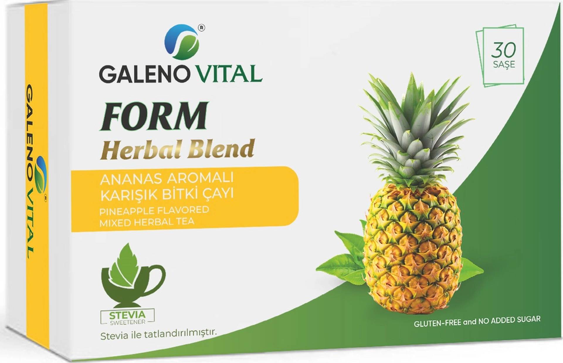 Galeno Vital Form Herbal Blend Bromelain Destekli  Çayı 30 Şase