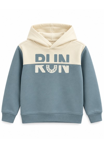 Ta&ce Kıds Tace Kıds Erkek Çocuk Kapüşonlu Sweatshirt Mavi - Ekru Renkli Ve Ön Baskılı Ekru - Mavi Ta&ce Kıds Tace Kıds Erkek Çocuk Kapüşonlu Sweatshirt Mavi - Ekru Renkli Ve Ön Baskılı Ekru - Mavi