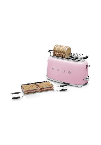 Smeg TSF02 4 Dilim Ekmek Kızartma Makinesi Pembe