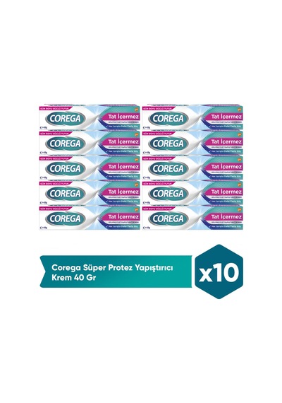 Süper Protez Yapıştırıcı Krem 40 Gr X10 Adet