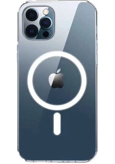 Iphone 14 Pro Max Kılıf Kamera Lens Korumalı Magsafe Destekli Şeffaf Darbe Emici Sert Kapak