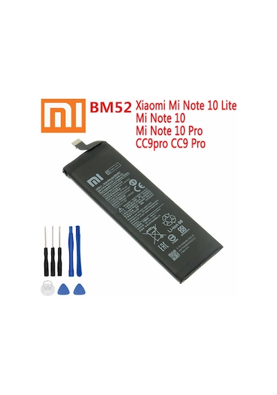 Xiaomi Mi Note 10 Lite / C9 Pro Pil Batarya Bm52 + Tamir Seti