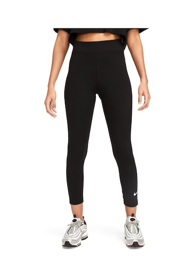 Nike W Nsw Nk Clsc Hr 7/8 Tıght Lbr Siyah Kadın Tayt Dv7789-010