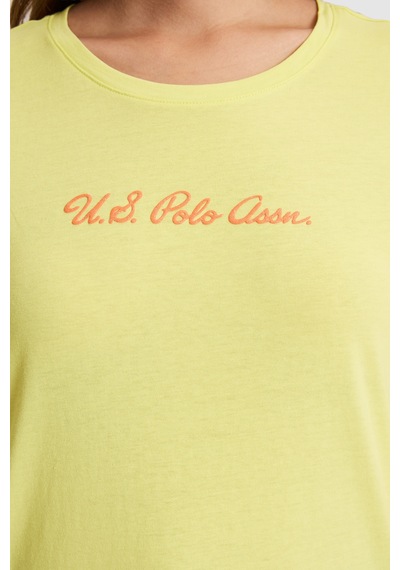 U.s. Polo Assn. Kadın Fıstık Tişört Basic 50323450-vr087