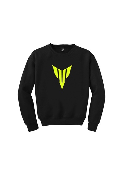Yamaha Neon Logo Siyah Sweatshirt