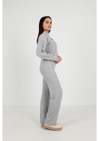 Koza Butik Kadın Örme Hırkalı Takım 3975-24 001