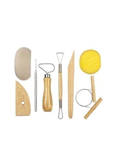 Pottery Tools Seramik Başlangıç Seti 8 Parçalı Pottery Tools Seramik Başlangıç Seti 8 Parçalı