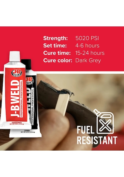 Jb Weld İndustro Weld - Çiftli Güçlü Metal Dolgulu Epoksi Yapıştırıcı Ve Tamir Macunu 283gr