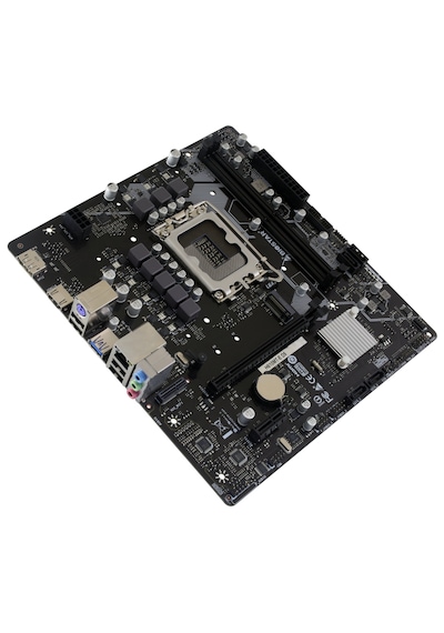 Biostar H610mt-e D5 Intel 1700p Ddr5 5600 Hdmı Dp M2 Matx 1x M.2, 2xdımm 96gb Max, Type C, Wıfı Anten Portu