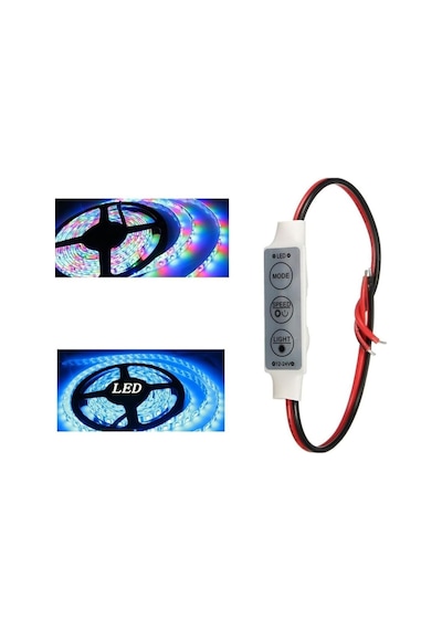 Hafızalı Çok Fonksiyonlu Şerit Led Dimmer Kontrol Devresi Modül 12v 24v 5 Diğer