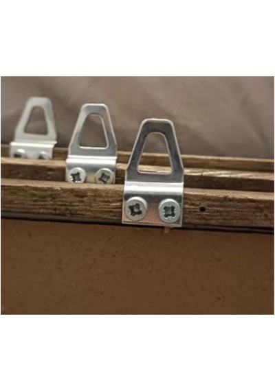 Tr Tablo Ve Resim Çerçevesi İçin Askı Kancası, Kıvrık Eğik Metal, 100 Genel