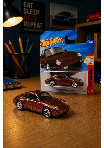 Hot Wheels '96 Porsche Carrera - Then And Now Serisi Metal Oyuncak Araba Çok Renkli