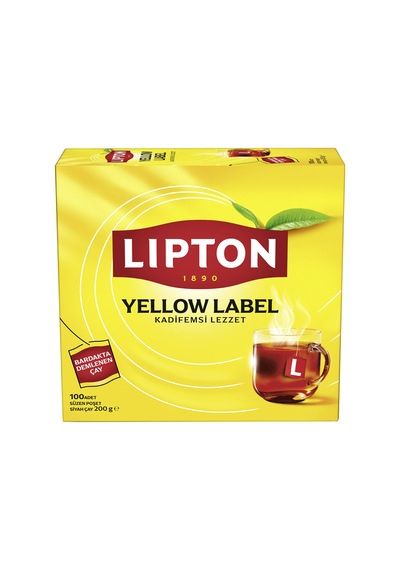 Lipton Yellow Label Bardak Poşet Çay 100'lü 200 G - 7 Adet Tarı