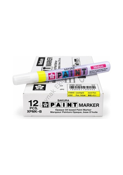 Sakura Sarı Paint Marker Markalama Kalemi Çok Renkli