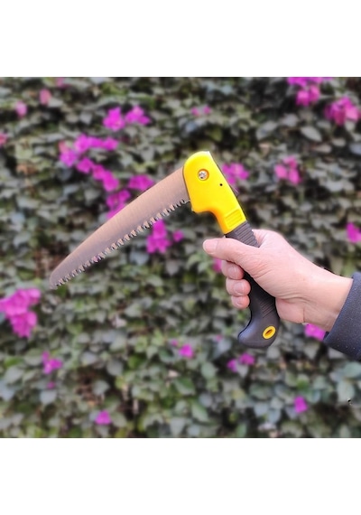 Şahin Tools Sht-018 Katlanır Budama Testeresi - 18 Cm Yüksek Karbonlu Çelik Bıçak, Ergonomik Tu