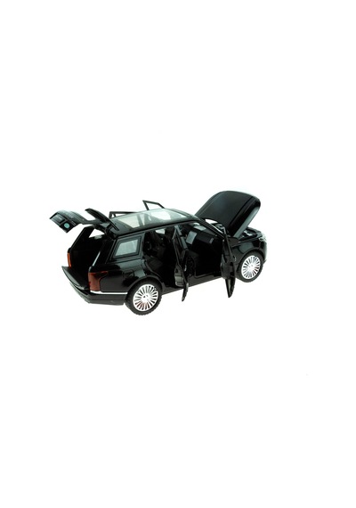 1:24 Ölçek Metal Model Super Suv Çek Bırak Işıklı Sesli Siyah