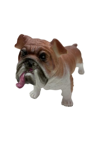 Soft Köpekler - Amerikan Bulldog Cinsi Köpek - E013 Hayvan Figürü