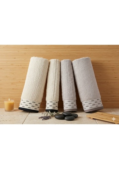 Özdilek Eclıps Bej-açık Bej Best Set Hamam Takımı