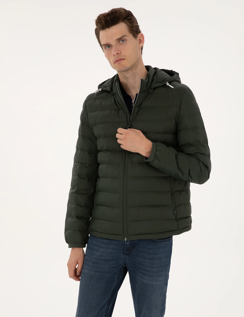 Pierre Cardin Erkek Koyu Haki Mont 50310193-vr111