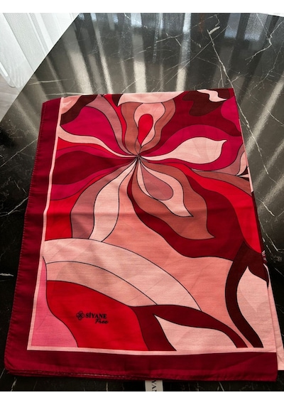 Siyane Scarf Naturel Desen Şal 01 Çok Renkli
