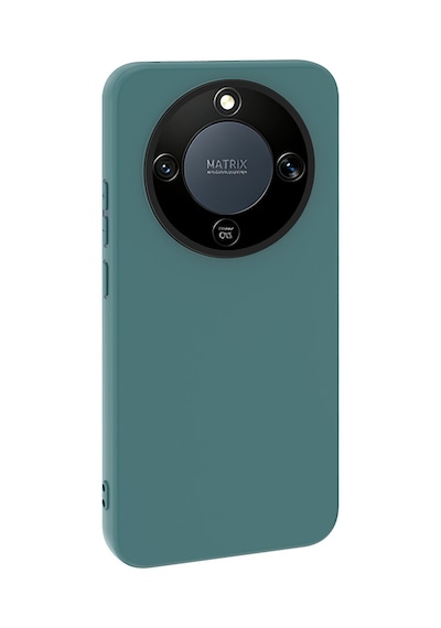 Kilifone - Honor Magic 8 Lite 5g Uyumlu Kılıf Esnek Koruyucu Mara Lansman Kapak - Lacivert - T40933