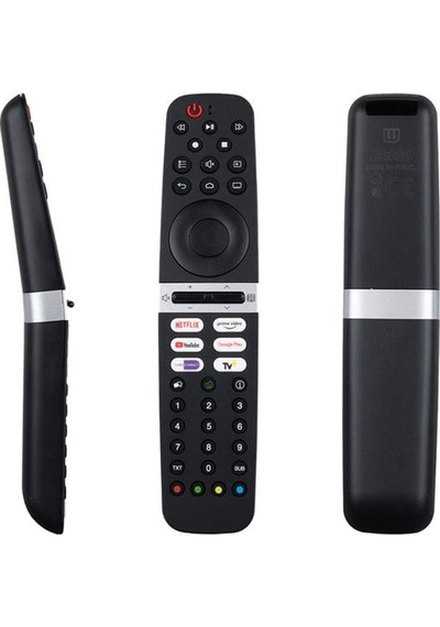 Arçelik A40 D 695 B / Beko Pro B65 C Ses Komutsuz Netflix-prime Video-beinconnect-google Play-youtube-tv+ Tuşlu Lcd Led Tv Kumanda