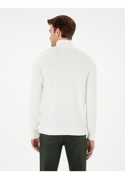 Pierre Cardin Erkek Ekru Kazak /triko 50296445-vr019 Ekru
